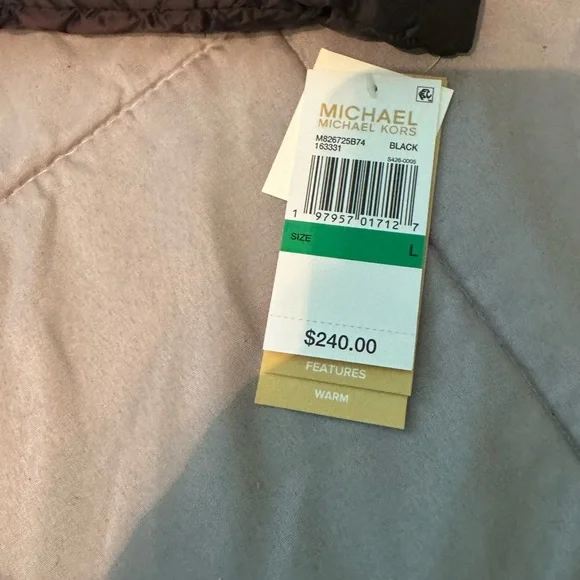 Michael Kors Black Puffer Jacket - Picture 4 of 4